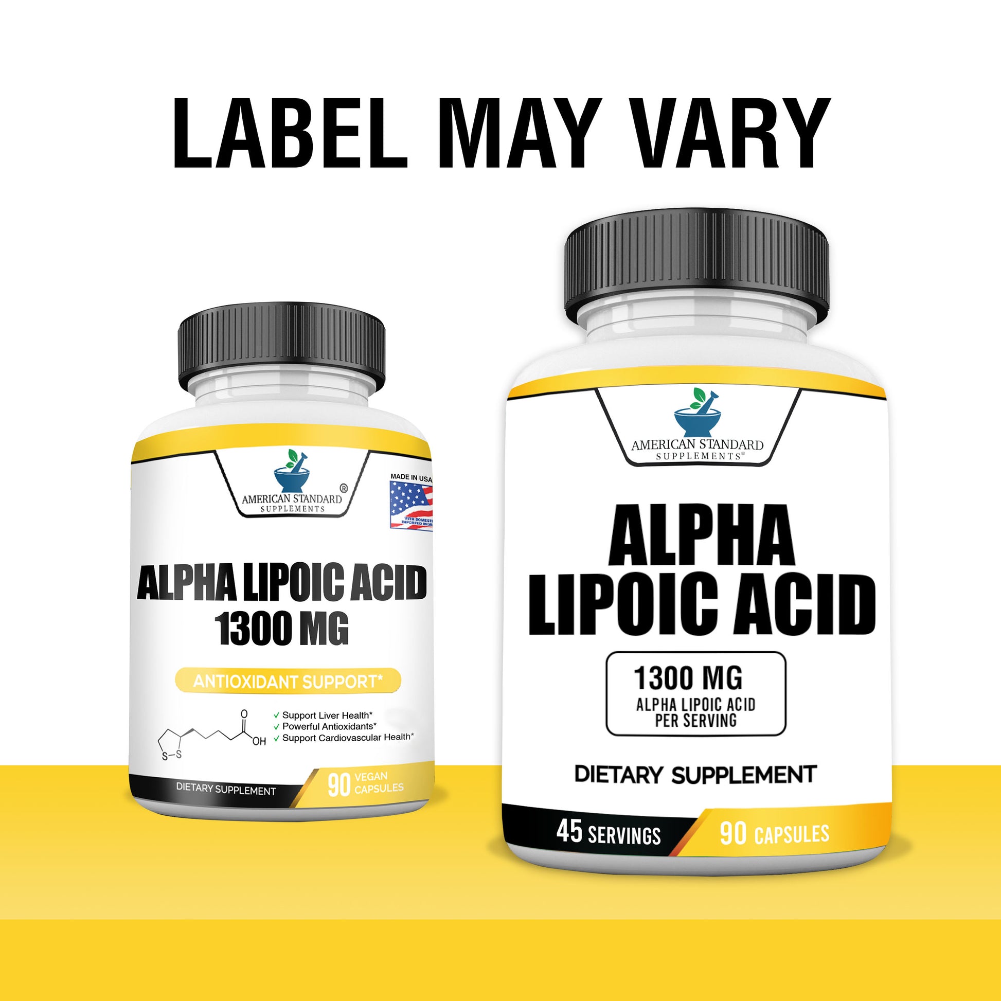 Alpha Lipoic Acid 1300mg Per Serving - American Standard Supplements
