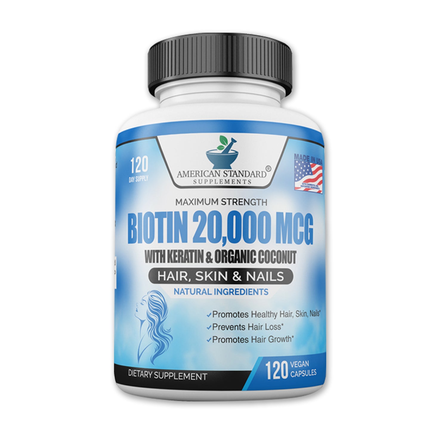 Biotin 20000mcg - American Standard Supplements